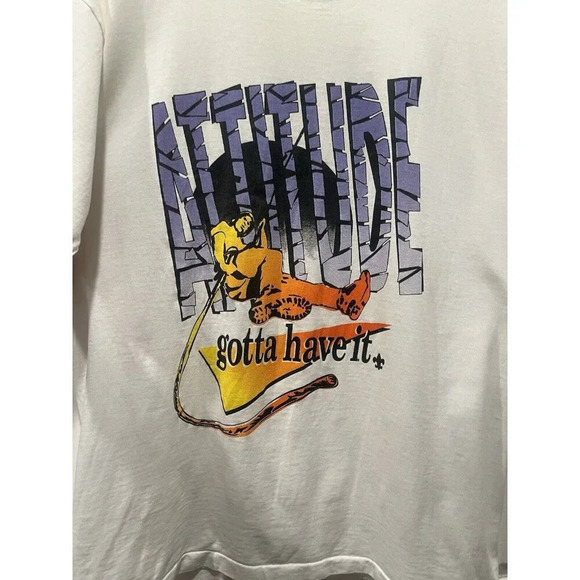 Boy Scouts Of America “Attitude Gotta Have It” White Tshirt Single Stitch Size L - Picture 2 of 9